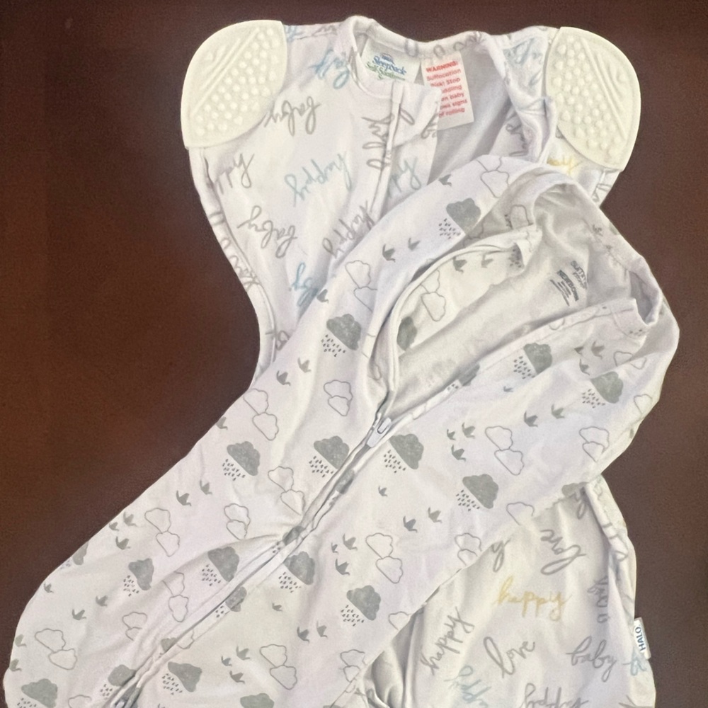 Two sleep sacks for newborns